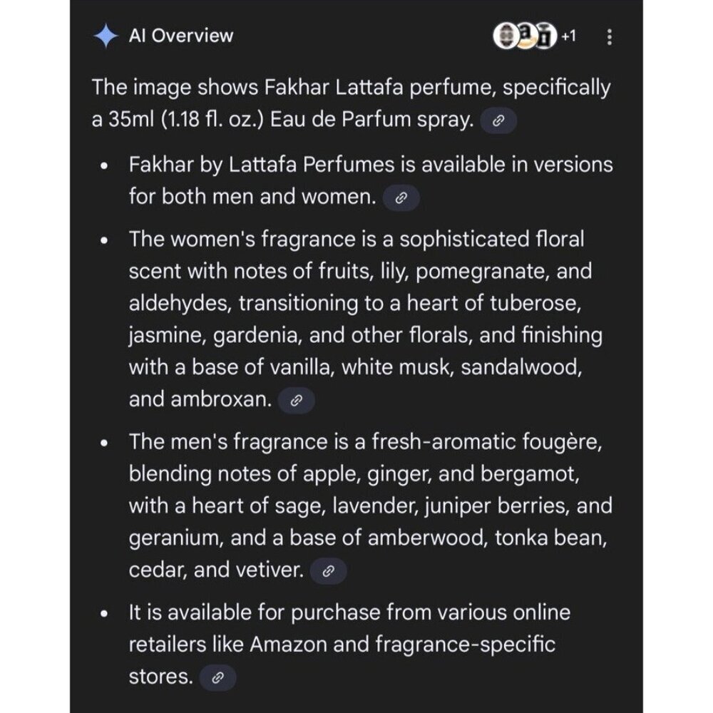 Lataffa Fakhar Men's Women's Unisex Black 1.7 ounce 35 ML New In Box - Picture 2 of 5